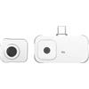 ARMYJY per smartphone fotocamera termica con obiettivo magnetico opzione per (T3 | Per aggiornamenti tecnologici tisr a 240x240, ampio per intervallo di temperatura da -20 a 550 C, per usb-c plug-and-play per