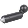 ECMQS Supporto a testa sferica da 17 mm, per smartphone, rotazione 350 | Adattatori testa a sfera da 1 / 4 a 17 mm con filettatura maschio per angolo di 90 gradi e rotazione di 350