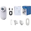 Wusvive Pollice Action Camera 1080P HD, 240Mins Indossabile Back Clip Cam | Grandangolo a 120°, 240 minuti per batteria, corpo in ABS, schermo da 0,96 pollici, attrezzatura indossabile Vlog