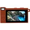 Elprico Mini Telecamera Portachiavi, Registrazione Video 2K, Foto 12MP | Videocamera Digitale Vintage con Zoom 25x, Videocamera con Luce LED di Riempimento per Viaggi, Principianti, Adolescenti e