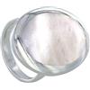 Schmuck Les Poulettes LES POULETTES BIJOUX - Anello Argento 925 Ovale Specchio di Madreperla