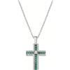 Amen Collana Amen Donna Croci in Argento Zircone CLCRBABBVEZ
