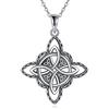 VONALA Collana vichinga in argento Sterling con lupo, gufo, drago, cavallo, lupo vichingo da uomo, conchiglia di abalone, gioielli per donne e uomini, regalo di compleanno unisex