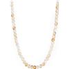 BERGERLIN Collana in vera pietra naturale con perla in argento 925 o perla placcata oro - collana di perle in filigrana da donna con chiusura e certificazione di autenticità