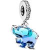 Feitery Santa Charms Compatible with Pandora Braccialetti Giorno di Natale Bead Charm da donna