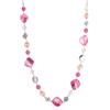 FULU AUTUMN Collana lunga di perle in pietra per le donne collana a catena in argento con cristalli di conchiglia gioielli di moda regalo di Natale per la mamma