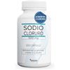 Farmazan Sodio Cloruro 300 Capsule, Integratore Elettroliti Complex 500mg per Capsula, Cloruro di Sodio Puro per Digestione e Idratazione, Integratore Elettroliti Senza Zucchero