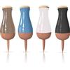 SmartiLiving Ollas (set da 4) | 340 g di globi per irrigazione delle piante in terracotta, inserto per vaso auto-irrigante, dispositivi automatici per irrigazione delle piante, vasi per irrigazione