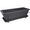 Artevasi Kit Fioriera Venezia 60 cm Antracite