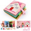 Quiet Book A partire da 1 anno 2 anni Libri per bambini in tessuto morbido apprendimento