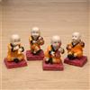 4 Pezzi Miniature in Resina Dipinto a Mano Statuina di Precisione per Scuola