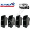 STARKIT PERFORMANCE 4x Presa d'Aria Diffusore per Renault Trafic 2 / Opel Vivaro A 2000-2014
