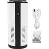 Qcwwy Purificatore D'aria Portatile per Auto, Purificatore D'aria con Ricarica USB Senza Fili con Flusso D'aria a 360 Gradi, Filtro HEPA per Rimozione Odori di Polvere di Fumo e Animali (WHITE)