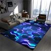 RUILBJM Tappeti da Gioco 3D Visual Cool Line Light Style Tappeto Decorativo, Grande Tappeto da Soggiorno, Camera da Letto Adolescenti Sala E-sport Tappetino Antiscivolo (Colour 2,80x160 cm)