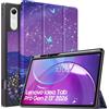 TiMOVO Cover per Lenovo Idea Tab Pro Gen 2 13'' con Portapenna | Farfalla & Cielo Stellato, Adatto per TB390FU, Supporto per Pen, TPU Morbido, Attivazione/Sospensione Automatica