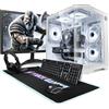 Vibox PC Gaming Completo - Schermo da 23 pollici - AMD Ryzen 5 5500 6 cores - Nvidia RTX 5060 8GB - 16GB RAM - 1TB SSD - Windows 11 - WiFi 6 + Bluetooth 5.4 - Blanc