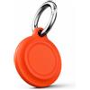 daunke - Custodia in silicone per tracker Moto Tag, anti-smarrimento, protezione completa (adatta per anziani, animali domestici, zaini, bagagli, bambini, chiavi), antigraffio, arancione