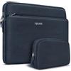 NPUOLS Kit Custodia per 13 Pollici Laptop, Tasca Frontale a Cerniera a L | Borsa Leggera per Notebook, MacBook Air 13/13,6 , MacBook Neo 13, MacBook Pro 13,3, 13 HP Dell Lenovo Asus Surface, Blu