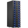 CENMATE Alloggiamento per disco rigido in alluminio a 12 alloggiamenti con ventola di raffreddamento per HDD/SSD SATA da 2,5/3,5 con USB A/C 3.0, supporto hot swap, alloggiamento HDD senza attrezzi