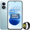 Xiaomi Redmi Note 17 4G,Smartphone,6+256 GB,IP65,Display AMOLED,Fotocamera 50 MP,120 Hz,Batteria 7700 mAh,Blu,Smartwatch incluso