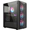 STGSivir PC Gaming Fisso, Ryzen 5 5500, RTX 3060 12G,32G DDR4,1T SSD | Computer Gaming per Streaming, Editing Video, Compiti, fino a 4.2 GHz, WiFi 6, BT 5.0, 4K,HDMI,Win11 Pro, Case ARGB,Nero