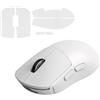 JINGDU Nastro Grip per Mouse Logitech G Pro Wireless X Superlight, Adesivo per Mouse da Gioco, Bianco