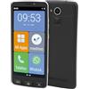 Olympia Neo - Smartphone per anziani, 16 GB, colore: nero | Display extra large, compatibile con apparecchi acustici, pulsante di chiamata di emergenza, display da 5,5