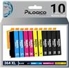 Pilogico 10 Cartucce Compatibili con HP 364XL N9J73AE per Photosmart 5510 5520 5522 5524 6520 7520 b8550 b209a b110a c309 3520 Officejet 4620 4622 4610 Deskjet 3070A 3520