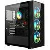 STGSivir PC Gaming Fisso, Ryzen 7 5700X, RTX 3060 12G,32G DDR4,1T SSD | Computer Gaming per Streaming, Editing Video, Compiti, fino a 4.6 GHz, WiFi 6, BT 5.0, 4K,HDMI,Win11 Pro, Case ARGB,Nero