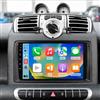 Generico Autoradio Android per Smart Fortwo 451 (2005-2010) | Display Touch HD 9, Wireless Apple CarPlay e Android Auto, GPS, Bluetooth, WiFi, DSP, MirrorLink, Supporto Telecamera AHD, Comandi al Volante