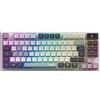 MSI FORGE GK600 TKL WIRELESS SKY, QWERTY, layout UK - INTERRUTTORI LINEARI MECCANICI - Tasti PBT sublimati con tintura, base antiscivolo, LED RGB, USB 2.0, Bluetooth, 2,4 GHz - Tenkeyless