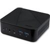 Acer Veriton, Barebone Mini PC Intel Core i3-1315U 4.5 Ghz, Ram 16Gb SSD 512Gb, Lan Wi-Fi 6 HDMI, Pc Desktop Tiny Pronto all'uso con Libre Office, Windows 11 Pro