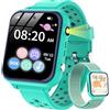 POKUJNFY Smartwatch Bambini per Bambino Bambina - Chiamate Telefono SOS | 16 Giochi HD Video MP3 Musica Calcolatrice Sveglia Timer Torcia elettrica- Digitale Orologio Smartwatch Bambini
