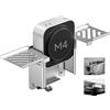 minisopuru Dock Mac Mini M4 interamente in alluminio per montaggio sotto la scrivania e a parete, con 4K@60Hz HDMI,8TB M.2 NVMe SSD Enclosure,10Gbps Data, Mac Mini M4 Accessories for Mac Mini M4/M4 Pro 2024
