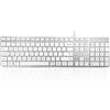 Accuratus KYBAC301-USBMACW tastiera USB UK International Bianco