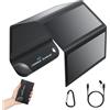 Ecosonique Technology Ecosonique 8W Caricabatterie Solare per Cellulare, USB-C 5V Piccolo Pannello Solare Portatile Pieghevole Per Telefoni Orologi Intelligenti Fan Torce Elettriche Power Bank Del Centro Commerciale