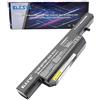 BLESYS C4500BAT-6 Batteria per CLEVO C4100 C4500 C4500Q C5100Q C5105 C5500 C5500Q C5500QC C5505 C5505C Serie Computer portatile 10.8V/11.1V 4400mAh 6 Cellule