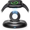 Joyroom JR-W12 - Caricatore per orologio senza fili, pieghevole, colore: nero