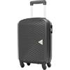 ALISTAIR Iron Valigia Dimensione Cabina XS 50 cm - Nero, Nero , Valigia 4 ruote