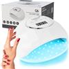 GASHIO® Lampada UV per unghie in gel - lampada LED con timer e sensore - asciuga unghie per tutti gli