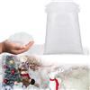 YITONGFU Neve Finta di Natale Decor,Neve Artificiale,Neve Finta,Fibra di Neve Artificiale,per Albero di Natale Inverno Mantello Villaggio Natività Natale Display (7 Once/200g)
