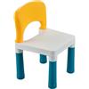 AptoFun Sedia per bambini in plastica, portata fino a 100 kg, 27 x 29 x 43 cm, per interni ed esterni, durevole e leggera