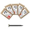 TOX Home Classic set di chiodi per quadri in acciaio temprato con testa in ottone in confezione di carta retrò, ⌀ 2,0 mm, lunghezza 20, 25, 30, 40 e 50 mm, 100 pz, 063600105