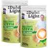 DULCI LIGHT STEVIA DULCE Y FAVORABLE Dulcilight Dolcificante Stevia Zero 400g Sapore Naturale 1g=10g di zucchero