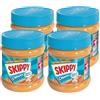 SKIPPY 4 x 340 g di burro di arachidi Creamy | burro di peanut senza olio di palma | Extra Smooth e dal 91% di arachidi | Senza pezzi | Delizioso burro di arachidi dal gusto pieno e cremoso