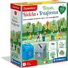 Clementoni Sapientino Riusa, ricicla e trasforma, Gioco Raccolta differenziata, Gioco educativo 4 Anni in Materiale 100% Riciclato, Made in Italy, Play for Future, 16273