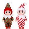 POPOYU 2 Pezzi Elfo di Natale Piccolo,Mini Elfo Natale Pupazzo,Piccoli Elfi Elfi di Babbo Natale Baby Bambola Natale,Elfo di Natale Piccolo Bambola Mini Elfi Bebè per Ragazze Ragazzi Compleanno Natale