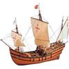 Artesanía Latina - Modellino di Nave in Legno - Caravella Spagnola della Scoperta dell'America, La Pinta - Modello 22412, Scala 1:65 - Modelli da Assemblare - Livello Medio