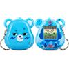 Care Bears Digital Pet - Grumpy Bear Nano Pet con caratteristiche di cura, schermo da 1,4 pollici, animali virtuali interattivi portatili per bambini, giocattolo elettronico da collezione, batteria