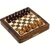 LALAMYlife Pannello magnetico pieghevole e scacchi Travel Set 18 x 18 cm
